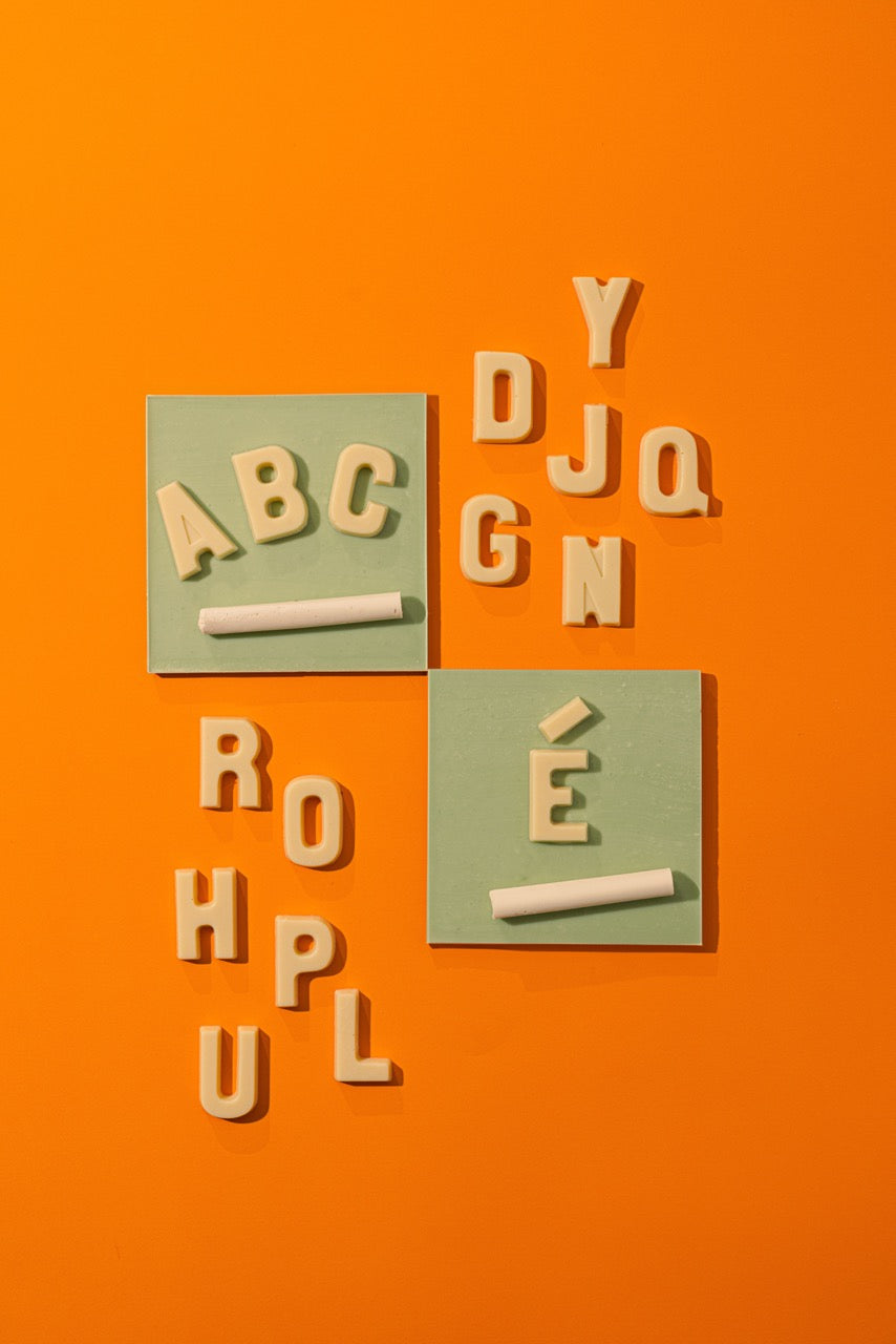 Chocolate Alphabet Bars
