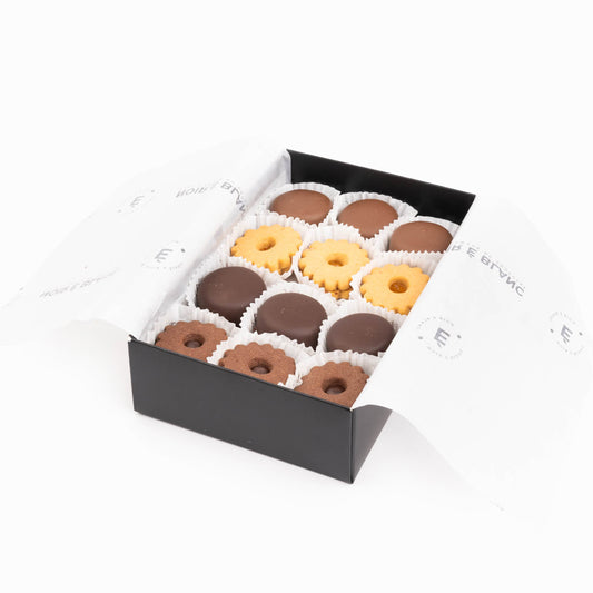 Mixed Dipped Rectangle Box Petit Four