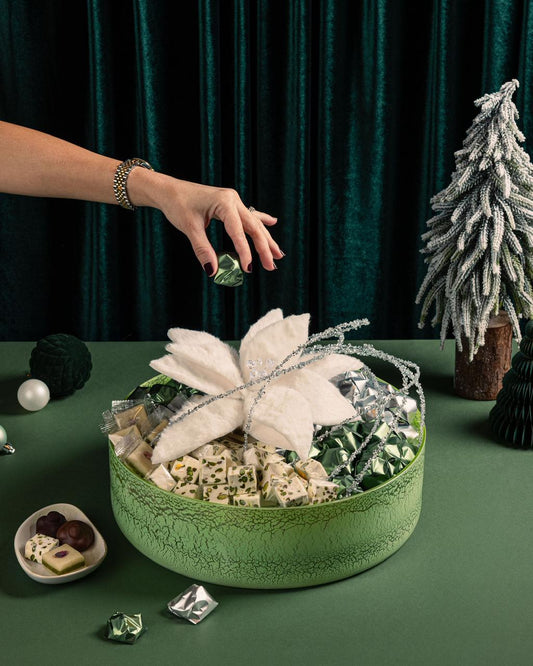 Green holly wonderland