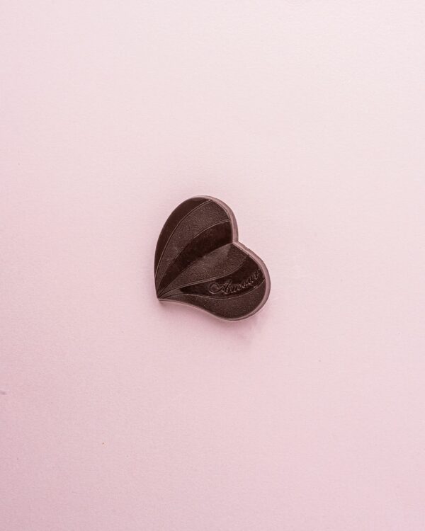 Dark Heart Shaped Chocolate